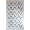 Tapis de salon 80x150 cm Polyester Berbere Zigzag