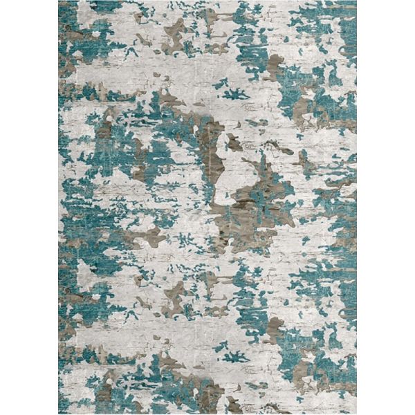 Tapis de salon 80x150 cm Polyester Moderne Bleu