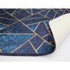 Tapis de salon 160x230 cm Polyester Grafic Bleu