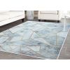 Tapis de salon 120x180 cm Polyester Grafic Gris