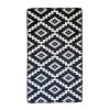 Tapis de salon 120x180 cm Polyester Black And White Scan