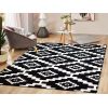 Tapis de salon 120x180 cm Polyester Black And White Scan