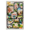 Tapis chambre enfant 100x160 cm Polyester Circuit Beige