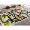 Tapis chambre enfant 100x160 cm Polyester Circuit Beige