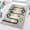 Tapis chambre enfant 120x160 cm Polyester Circuit Marelle