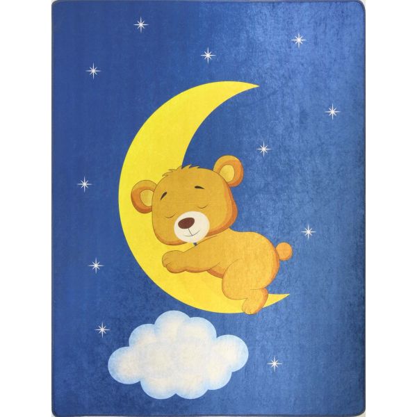 Tapis chambre enfant 120x160 cm Polyester Clair De Lune