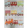 Tapis chambre enfant 100x160 cm Polyester Train