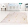 Tapis chambre enfant 100x150 cm Polyester Crown Ecru