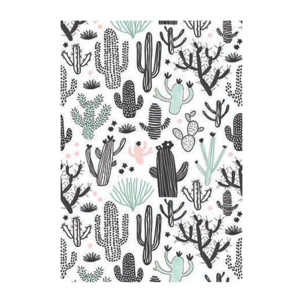 Tapis chambre enfant 80x150 cm Polyester Cactus