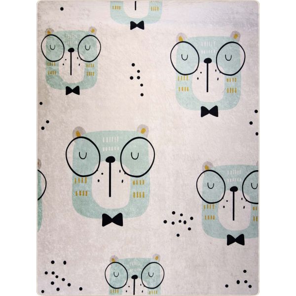 Tapis chambre enfant 120x160 cm Polyester Hibou