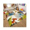 Tapis chambre enfant 120x160 cm Polyester Jungle