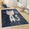 Tapis chambre enfant 120x160 cm Polyester Kitty