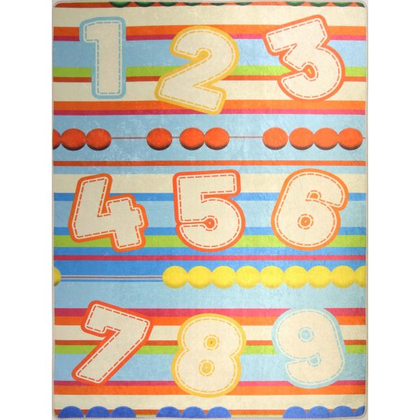 Tapis chambre enfant 120x160 cm Polyester Number