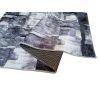 Tapis de salon 120x180 cm Polyester Face Gris