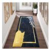 Tapis de salon 80x150 cm Polyester Feuille