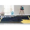 Tapis de salon 80x150 cm Polyester Feuille