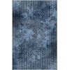 Tapis de salon 160x230 cm Polycoton Fisun Bleu