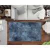 Tapis de salon 160x230 cm Polycoton Fisun Bleu