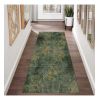 Tapis de salon 80x150 cm Polycoton Fisun Vert