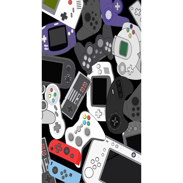 Tapis chambre enfant 120x180 cm Polyester Gamer