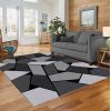 Tapis de salon 120x180 cm Polyester Geometrique