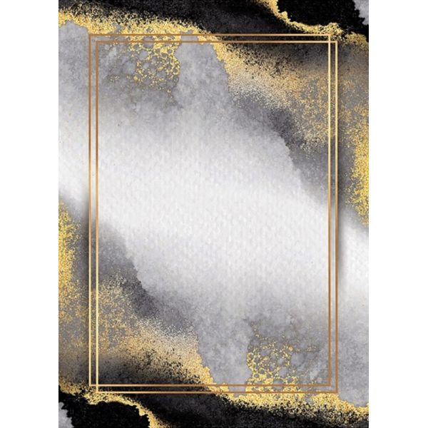 Tapis de salon 120x180 cm Polyester Gold