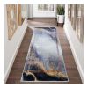 Tapis de salon 50x80 cm Polyester Gold