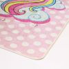 Tapis chambre enfant 120x160 cm Polyester Licorne Sweet