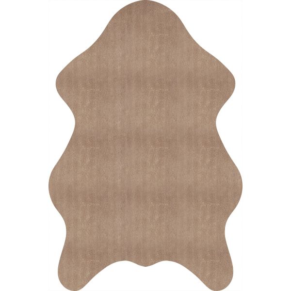 Tapis de salon 70x100 cm Polyester Manolya Beige