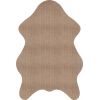 Tapis de salon 70x100 cm Polyester Manolya Beige