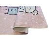 Tapis chambre enfant 100x150 cm Polyester Marelle Rose