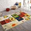 Tapis chambre enfant 120x160 cm Polyester Marelle Multi