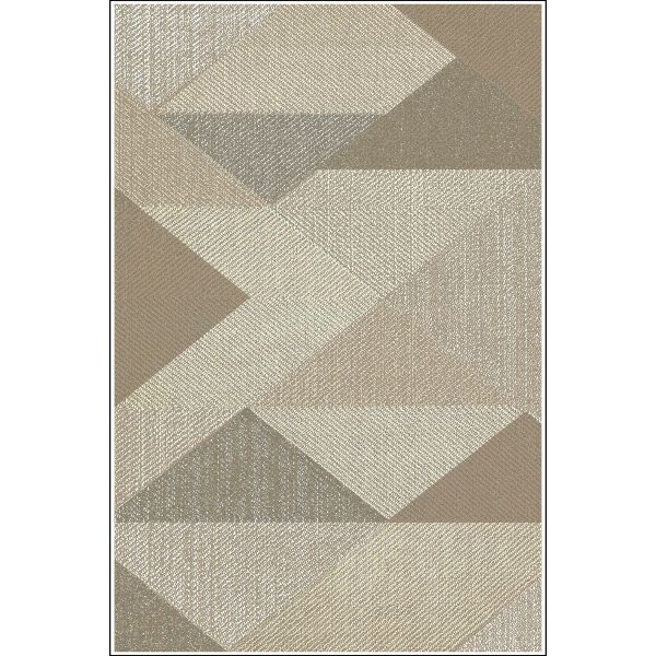 Tapis de salon 120x180 cm Polycoton Miran Beige