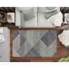 Tapis de salon 120x180 cm Polycoton Miran Gris