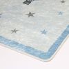 Tapis chambre enfant 120x160 cm Polyester Mongolfiere Bleu