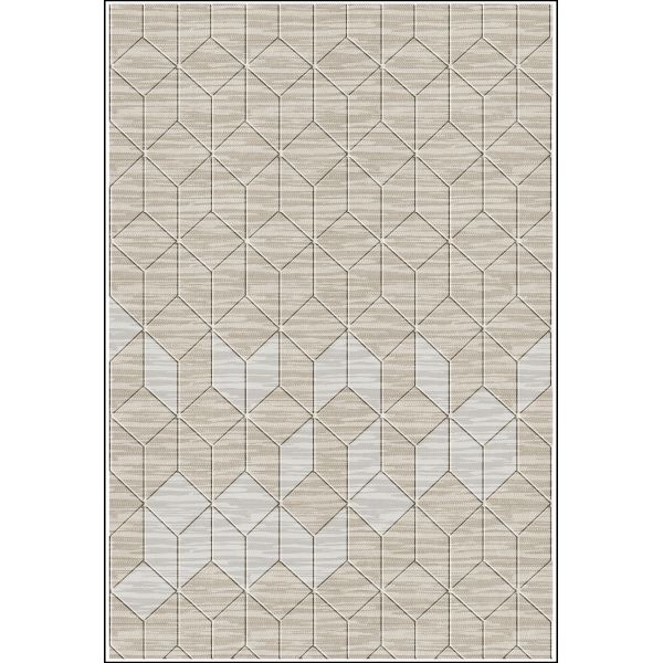 Tapis de salon 80x150 cm Polycoton Nil