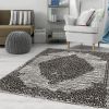 Tapis de salon 200x300 cm Polycoton Orient Gris