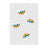 Tapis chambre enfant 120x160 cm Polyester Rainbow