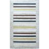 Tapis de salon 120x180 cm Polyester Rayures Beige