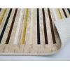 Tapis de salon 120x180 cm Polyester Rayures Beige