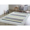 Tapis de salon 120x180 cm Polyester Rayures Beige