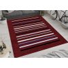 Tapis de salon 120x180 cm Polyester Rayures Rouge