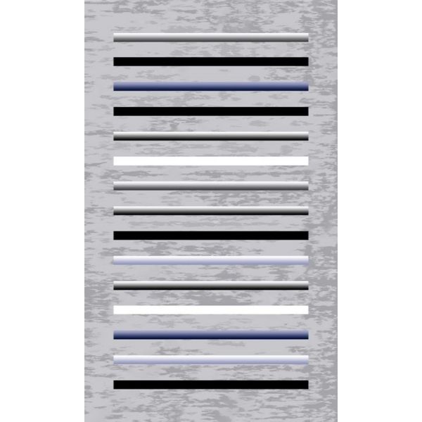 Tapis de salon 160x230 cm Polyester Rayures Gris