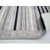 Tapis de salon 160x230 cm Polyester Rayures Gris