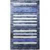 Tapis de salon 160x230 cm Polyester Rayures Noir