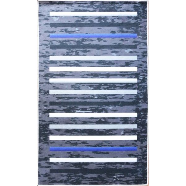 Tapis de salon 80x150 cm Polyester Rayures