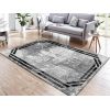 Tapis de salon 120x180 cm Polyester Rebelle Gris