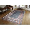 Tapis de salon 160x230 cm Polyester Ring Gris