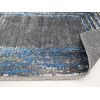 Tapis de salon 160x230 cm Polyester Ring Bleu