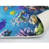 Tapis de bain 50x80 cm Polyester Sdb Bleu